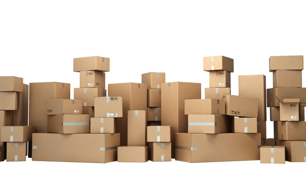 Cardboard,Boxes,On,Pallet,Delivery,And,Transportation,Logistics,Storage,3d Cardboard,Boxes,On,Pallet,Delivery,And,Transportation,Logistics,Storage,3d