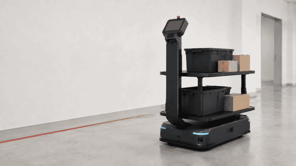 AMR helping reduce technician walking time